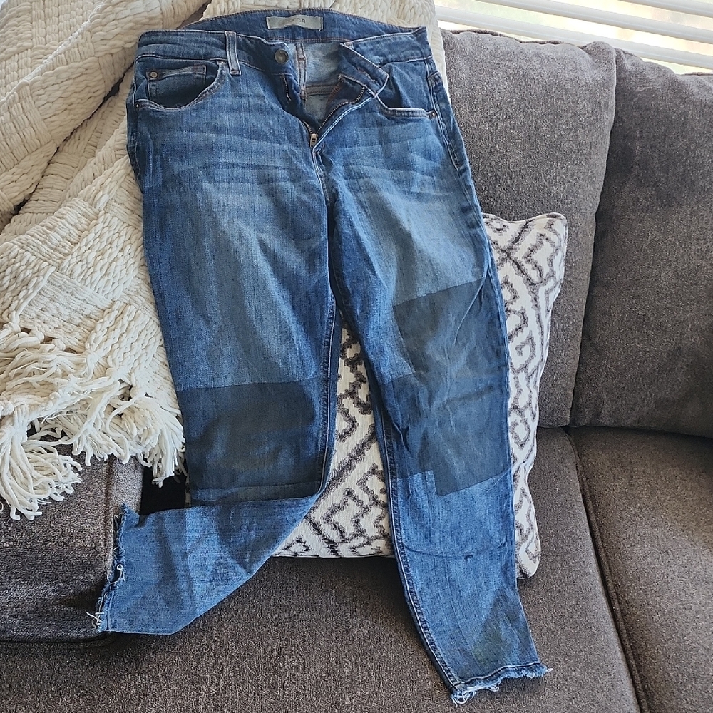 Joe's Jeans Distressed Blue Skinny Jeans